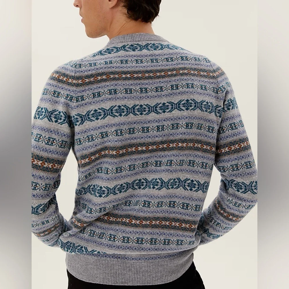 NEW Marks and Spencer Fair Isle Sweater